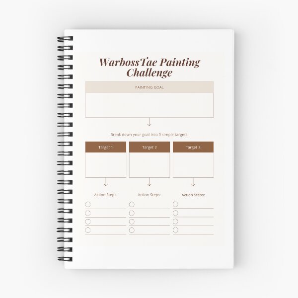 Item preview, WarbossTae Painting Challenge Journal designed and sold by Eliteijr.