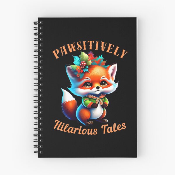 Item preview, Pawsitively Hilarious Tales. fox watercolor designed and sold by FoxVibes.