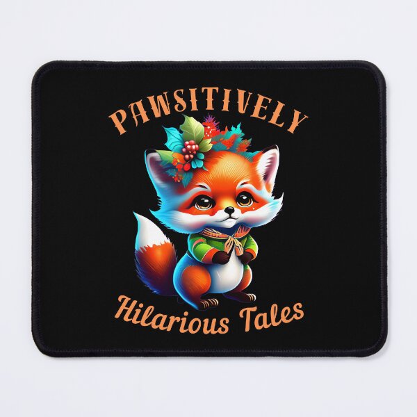 Item preview, Pawsitively Hilarious Tales. fox watercolor designed and sold by FoxVibes.