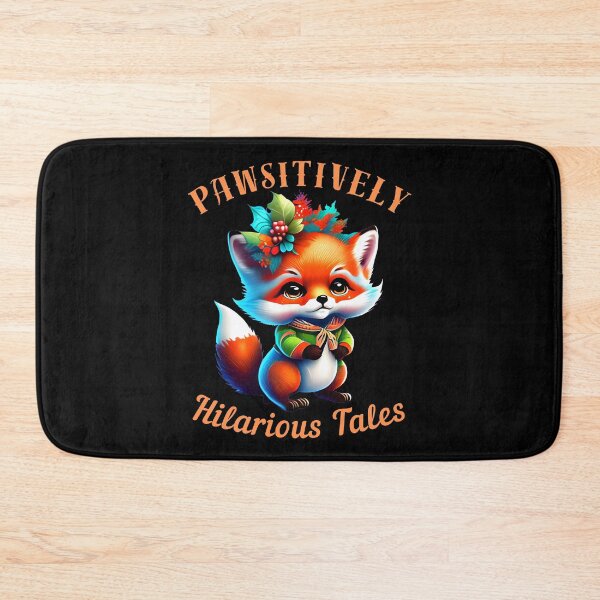 Item preview, Pawsitively Hilarious Tales. fox watercolor designed and sold by FoxVibes.
