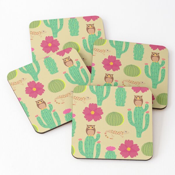 Item preview, Cute Desert Animals and Cactus Illustration designed and sold by Bridget Swanson.