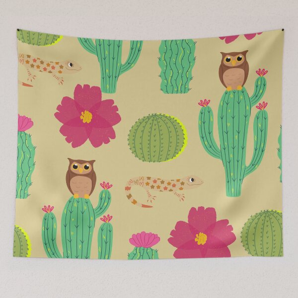 Item preview, Cute Desert Animals and Cactus Illustration designed and sold by Bridget Swanson.