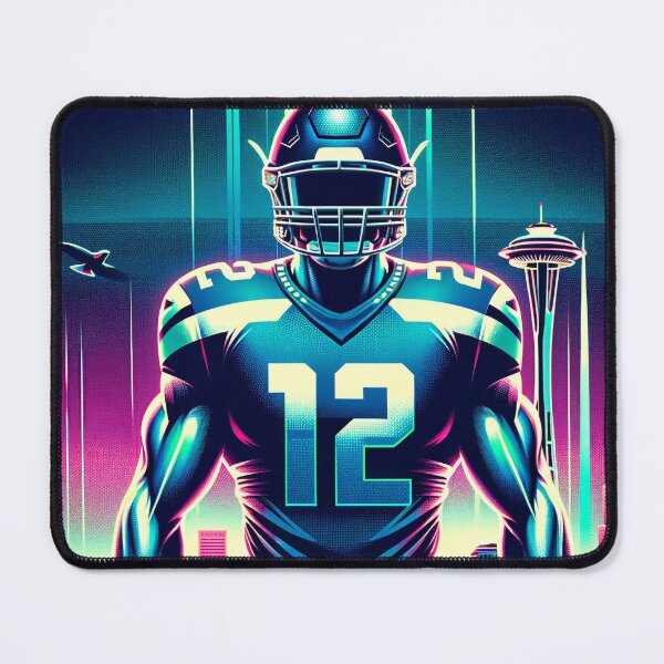 Item preview, Synthwave Seattle designed and sold by Cascadia Sports.