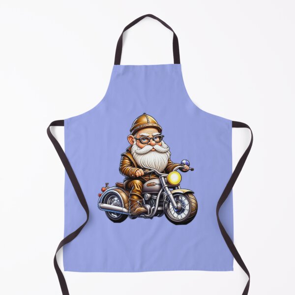 Item preview, Biker Gnome in a hurry to be Cute designed and sold by AnalajiaDesigns.
