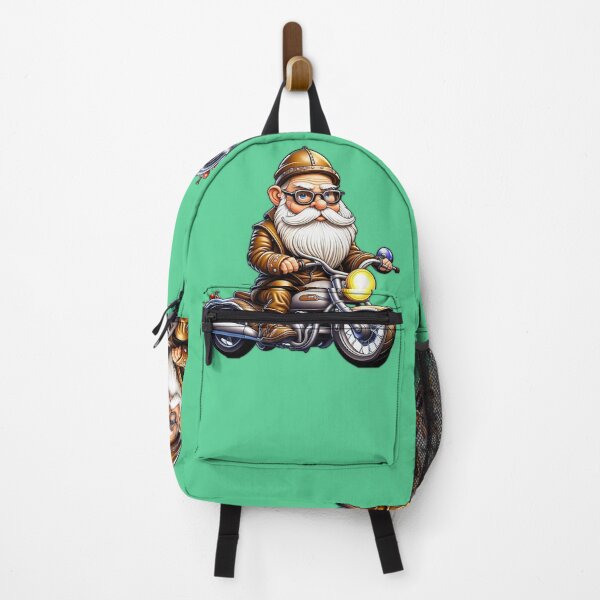 Item preview, Biker Gnome in a hurry to be Cute designed and sold by AnalajiaDesigns.
