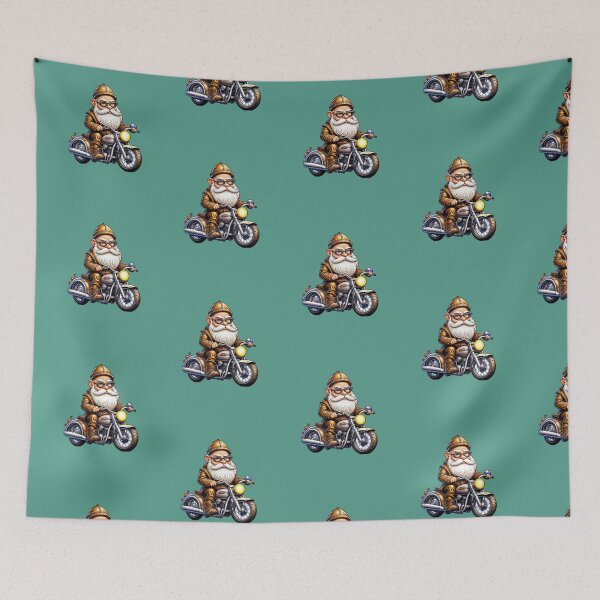 Item preview, Biker Gnome in a hurry to be Cute designed and sold by AnalajiaDesigns.