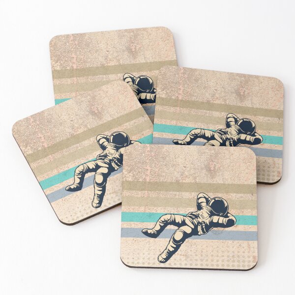 Item preview, Simplestic Retro Astronut on Stripes  designed and sold by simplestic.