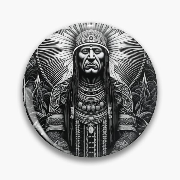 Item preview, Native American Lakota Tribal Leader Sitting Bull Abstract designed and sold by HippieFarms11.
