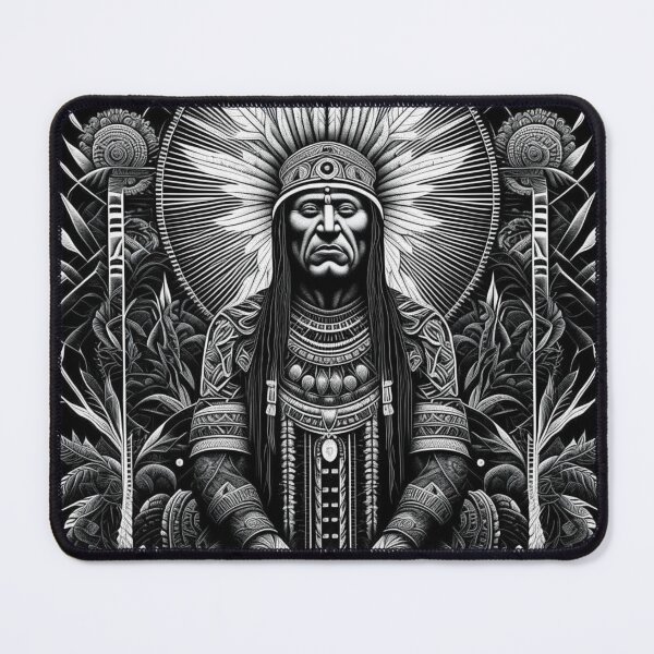 Item preview, Native American Lakota Tribal Leader Sitting Bull Abstract designed and sold by HippieFarms11.