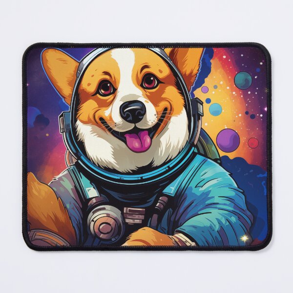 Item preview, Corgi in a spacesuit, Astro Dog, Corgi Dog, Dog in Space designed and sold by thecrazyones.
