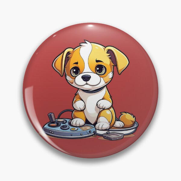 Item preview, Cute Gamer Puppy Dog designed and sold by AnalajiaDesigns.