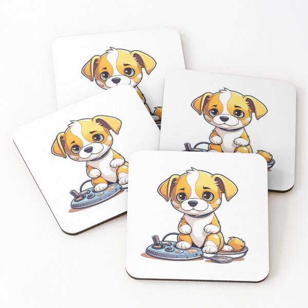 Item preview, Cute Gamer Puppy Dog designed and sold by AnalajiaDesigns.