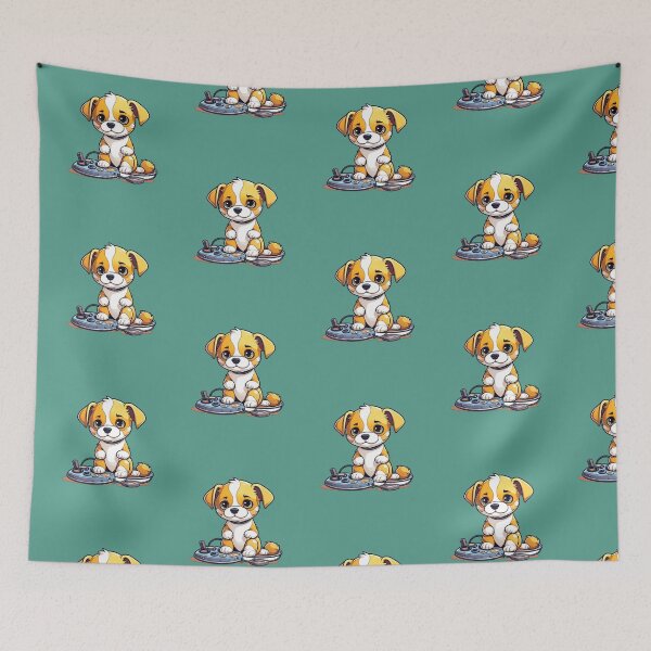 Item preview, Cute Gamer Puppy Dog designed and sold by AnalajiaDesigns.