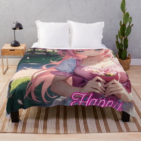 Item preview, Sweet Anime Girl wishing "Happy Valentine's Day" - 1 designed and sold by StellaArtz.