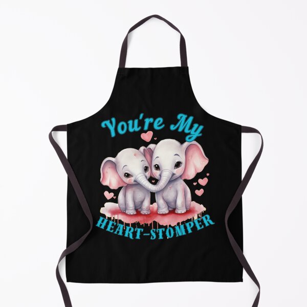 Item preview, You're My Heart-Stomper. funny elephant designed and sold by ElephantVibes.