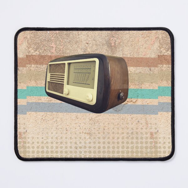 Item preview, Simplestic Vintage Radio on Stripes designed and sold by simplestic.