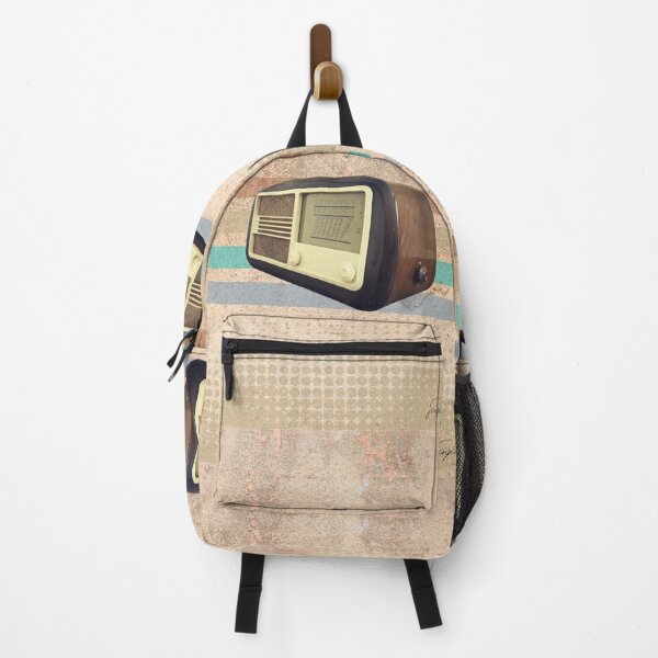 Item preview, Simplestic Vintage Radio on Stripes designed and sold by simplestic.