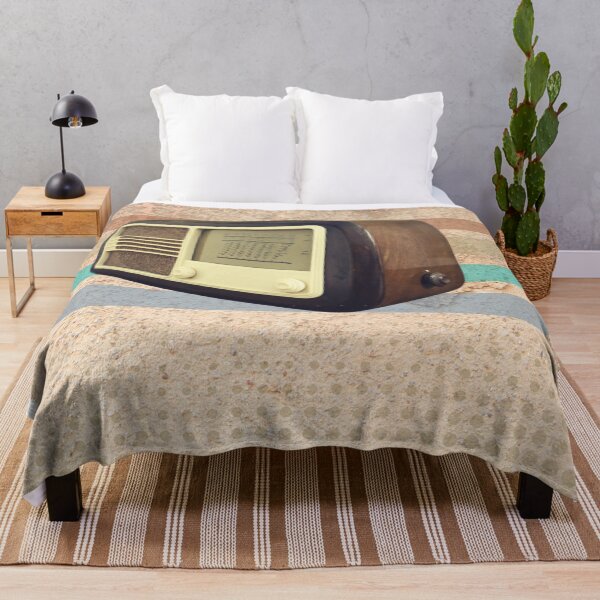 Item preview, Simplestic Vintage Radio on Stripes designed and sold by simplestic.