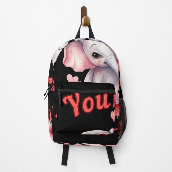Item preview, You're My Heart-Stomper. colorful elephant designed and sold by ElephantVibes.