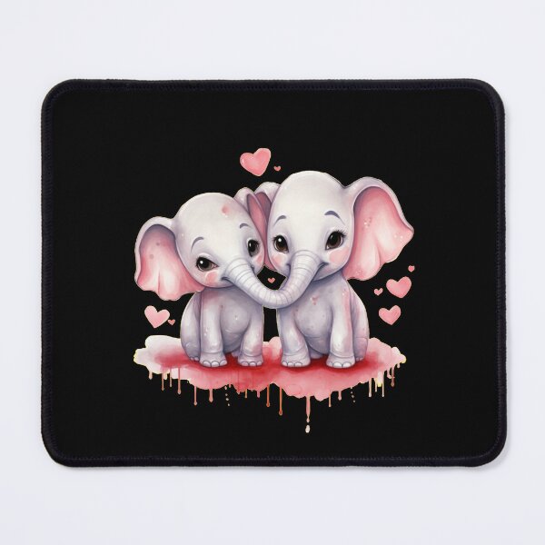 Item preview, Valentine Elephant designed and sold by ElephantVibes.