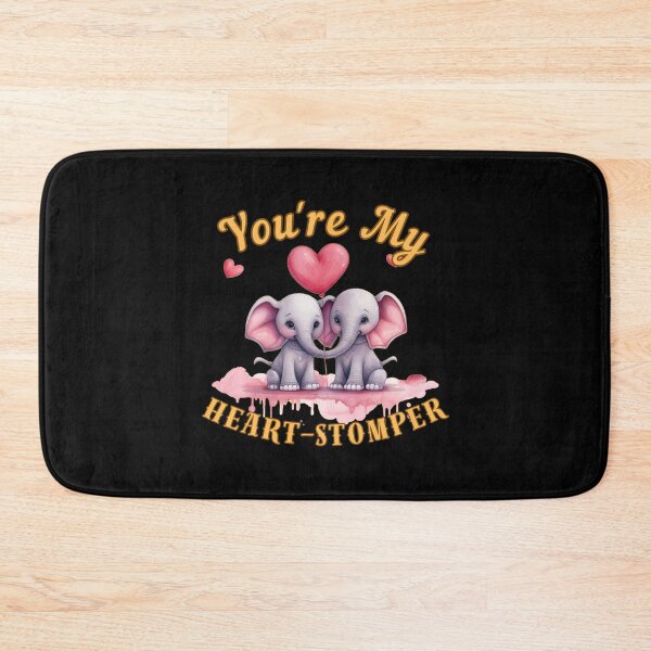 Item preview, You're My Heart-Stomper. watercolor elephant designed and sold by ElephantVibes.