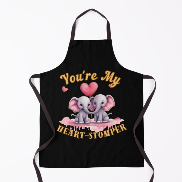 Item preview, You're My Heart-Stomper. watercolor elephant designed and sold by ElephantVibes.