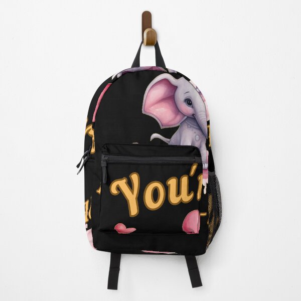 Item preview, You're My Heart-Stomper. watercolor elephant designed and sold by ElephantVibes.
