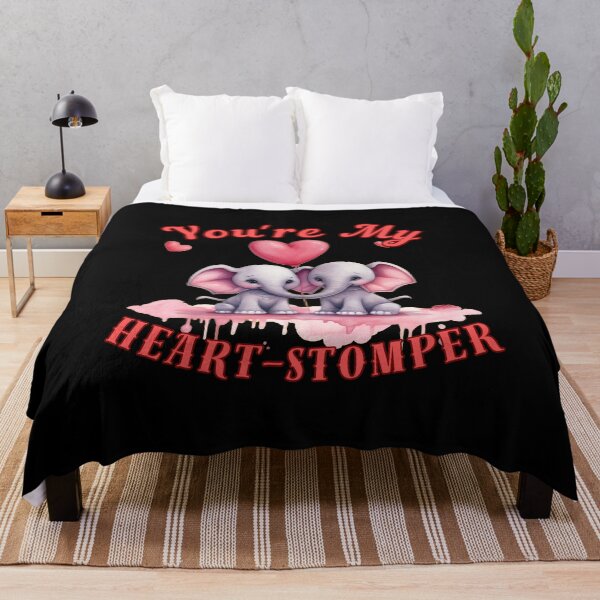 Item preview, You're My Heart-Stomper. happy elephant designed and sold by ElephantVibes.