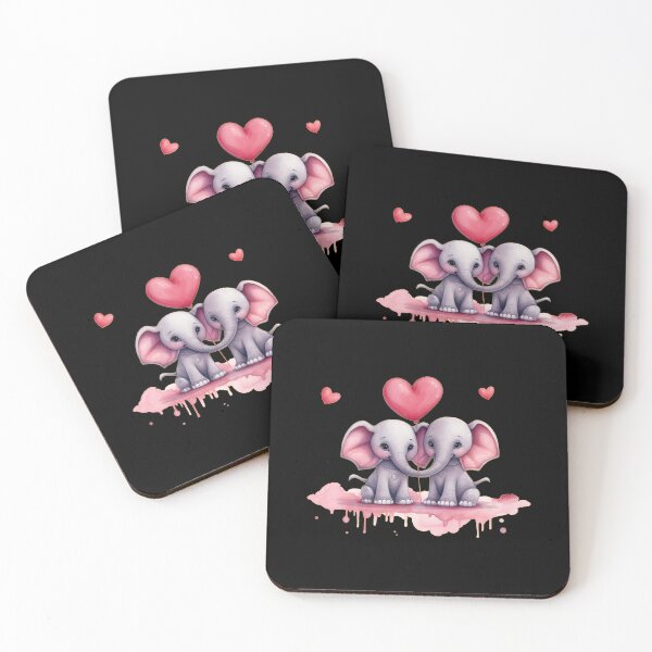 Item preview, Valentine Elephant designed and sold by ElephantVibes.