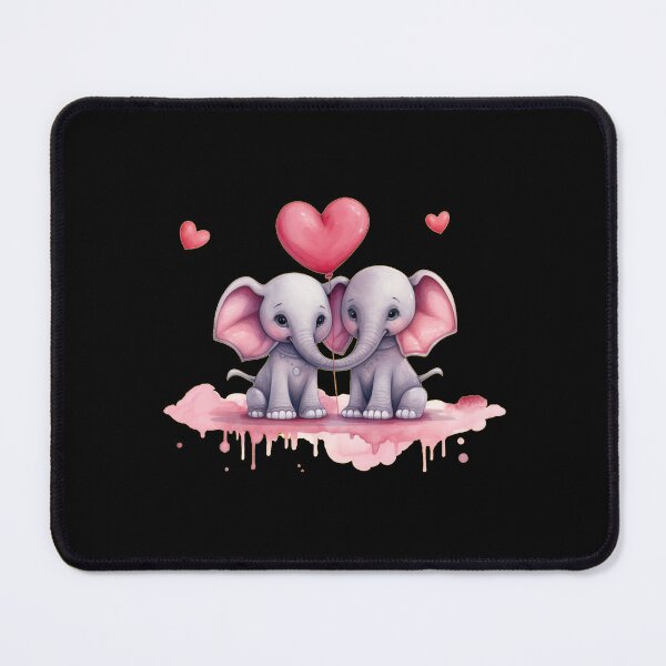 Item preview, Valentine Elephant designed and sold by ElephantVibes.