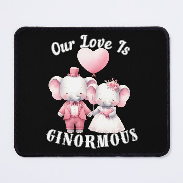 Item preview, Our Love Is Ginormous designed and sold by ElephantVibes.