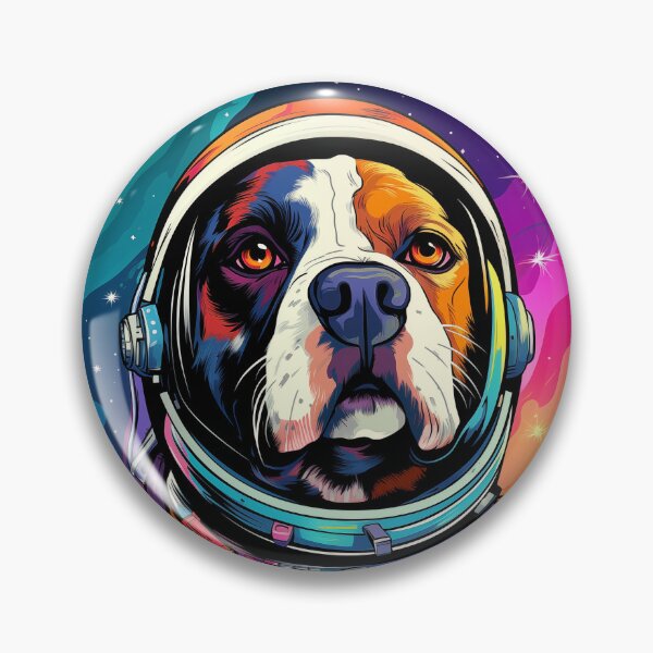 Item preview, Dog in a spacesuit, Space dog, dog in astronaut suit, astro suit dog, astrodog designed and sold by thecrazyones.
