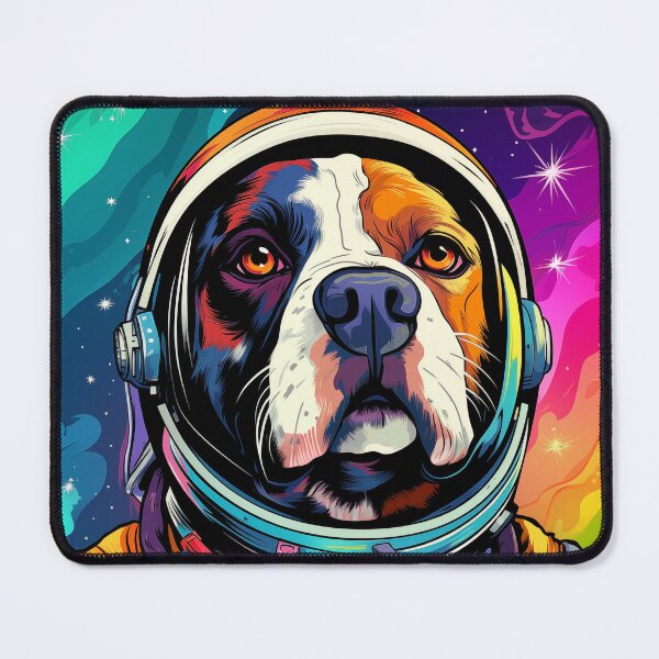 Item preview, Dog in a spacesuit, Space dog, dog in astronaut suit, astro suit dog, astrodog designed and sold by thecrazyones.
