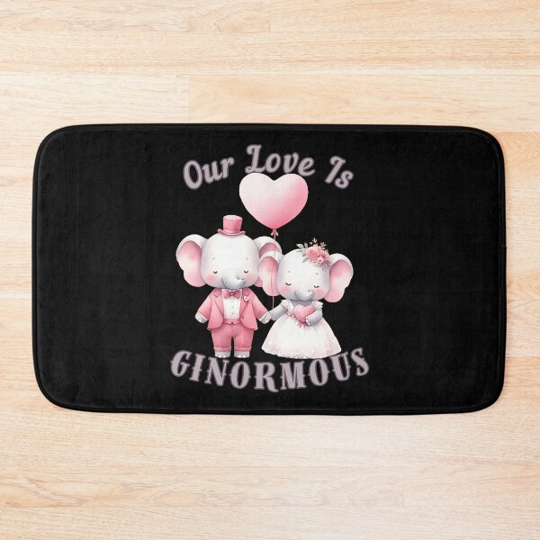 Item preview, Our Love Is Ginormous. elephant face designed and sold by ElephantVibes.