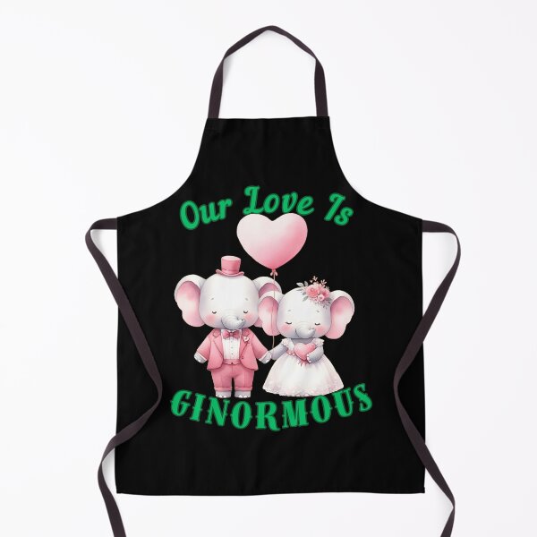Item preview, Our Love Is Ginormous. elephant portrait designed and sold by ElephantVibes.