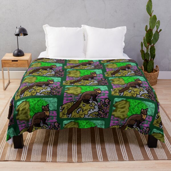 Item preview, Pine Marten in Heather designed and sold by EMStantonDesign.