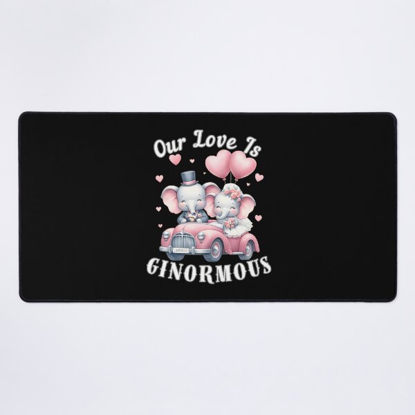 Item preview, Our Love Is Ginormous. surreal elephant designed and sold by ElephantVibes.