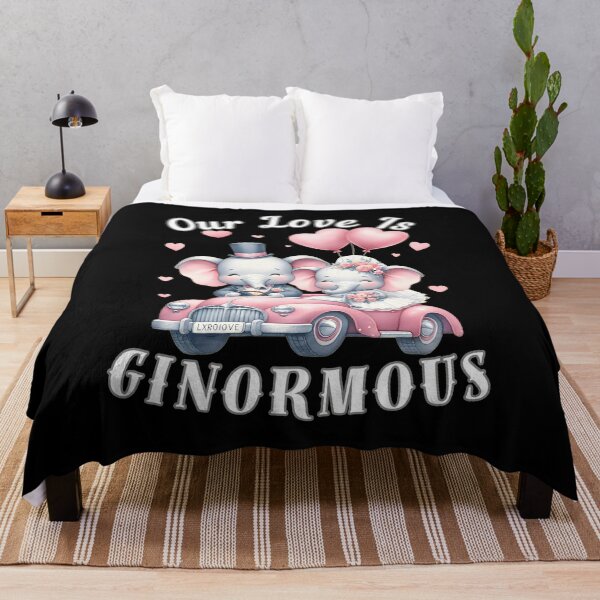Item preview, Our Love Is Ginormous. surreal elephant designed and sold by ElephantVibes.