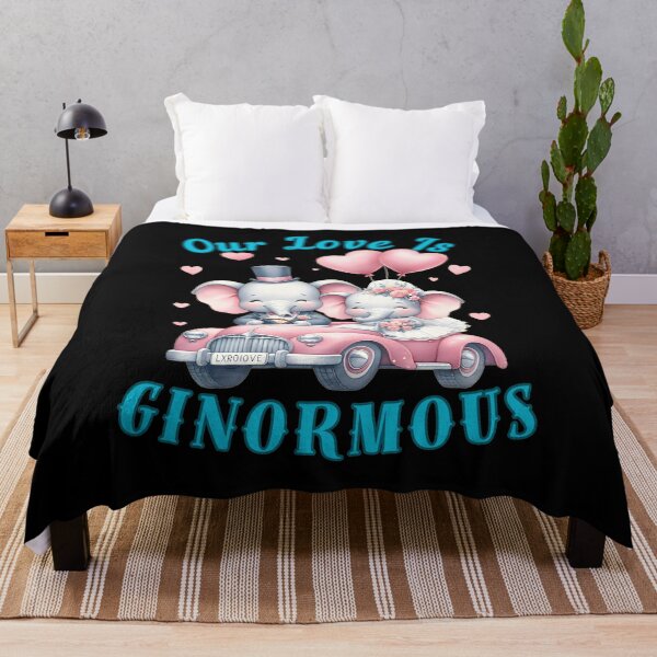Item preview, Our Love Is Ginormous. adorable elephant designed and sold by ElephantVibes.
