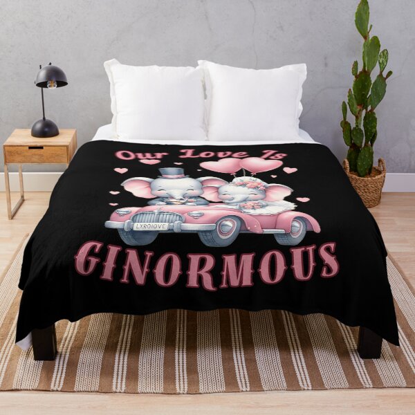 Item preview, Our Love Is Ginormous. elephant saying designed and sold by ElephantVibes.