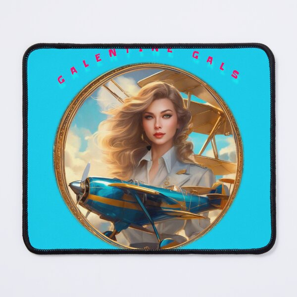 Item preview, Happy galentine gal pilot designed and sold by sailorsam1805.