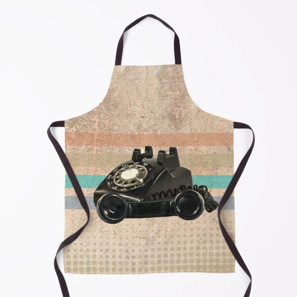 Item preview, Simplestic Vintage Phone on Stripes  designed and sold by simplestic.