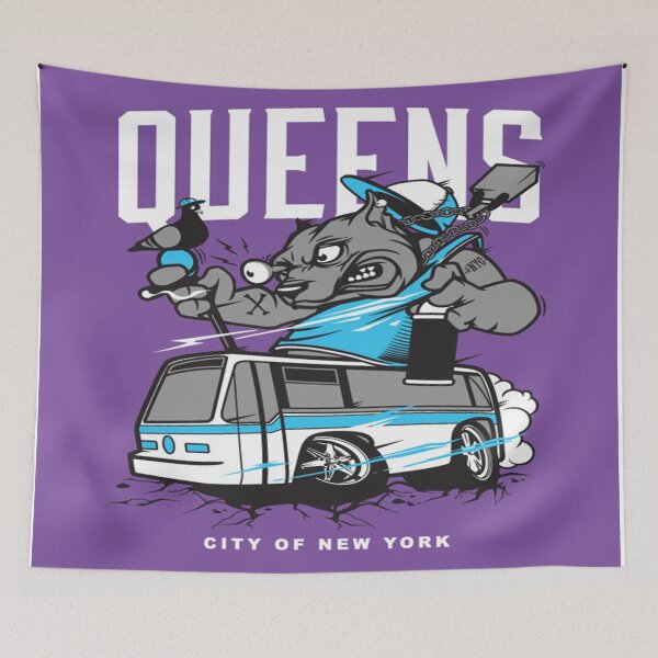 Item preview, Queens City Of New York New York City designed and sold by leen12 Art Designs Prints.