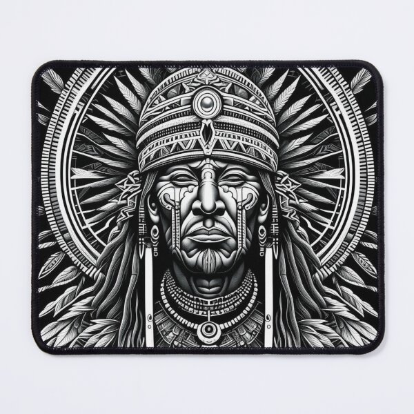 Item preview, Crazy Horse Native American Lakota Leader Abstract  designed and sold by HippieFarms11.