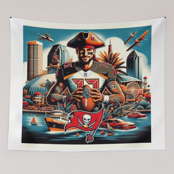 Item preview, Tampa Bay Buccaneers Energy Artwork designed and sold by ArtfulMiller.