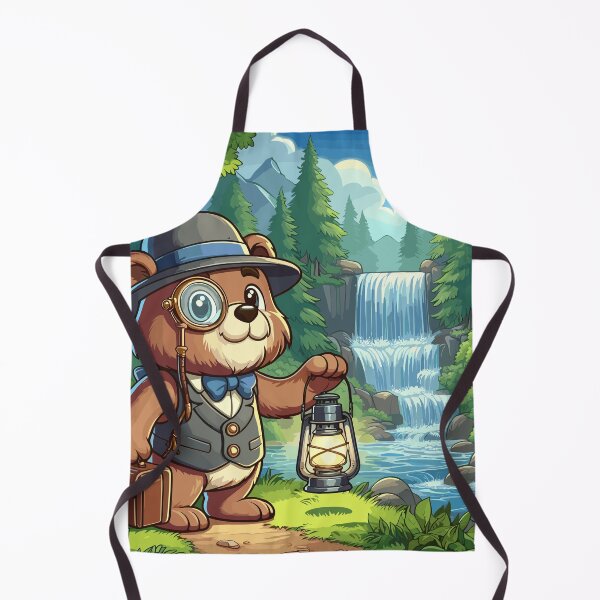 Item preview, Charming Forest Explorer: Animated Bear Fantasy designed and sold by Dicoart.
