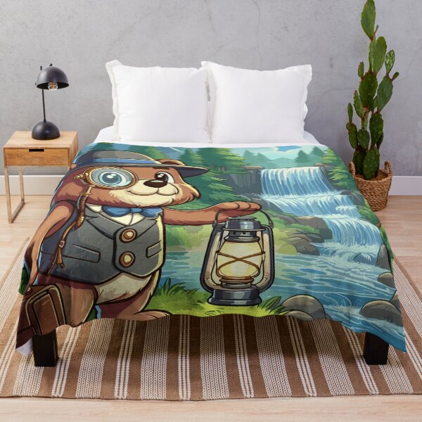 Item preview, Charming Forest Explorer: Animated Bear Fantasy designed and sold by Dicoart.