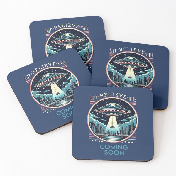 Item preview, UFO, Believe, Retro, Vintage designed and sold by Wallisart.