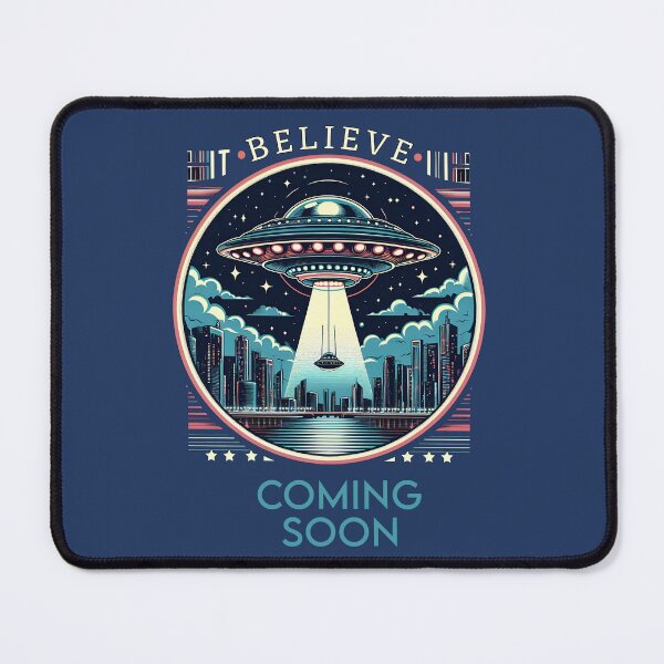Item preview, UFO, Believe, Retro, Vintage designed and sold by Wallisart.