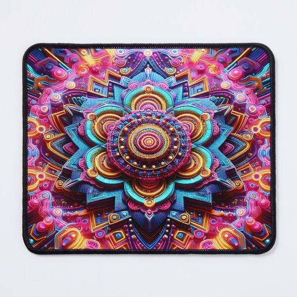 Item preview, Neon Colors Flower Abstract Design designed and sold by Alessei.
